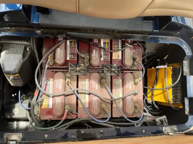 Golf Cart Battery Stack