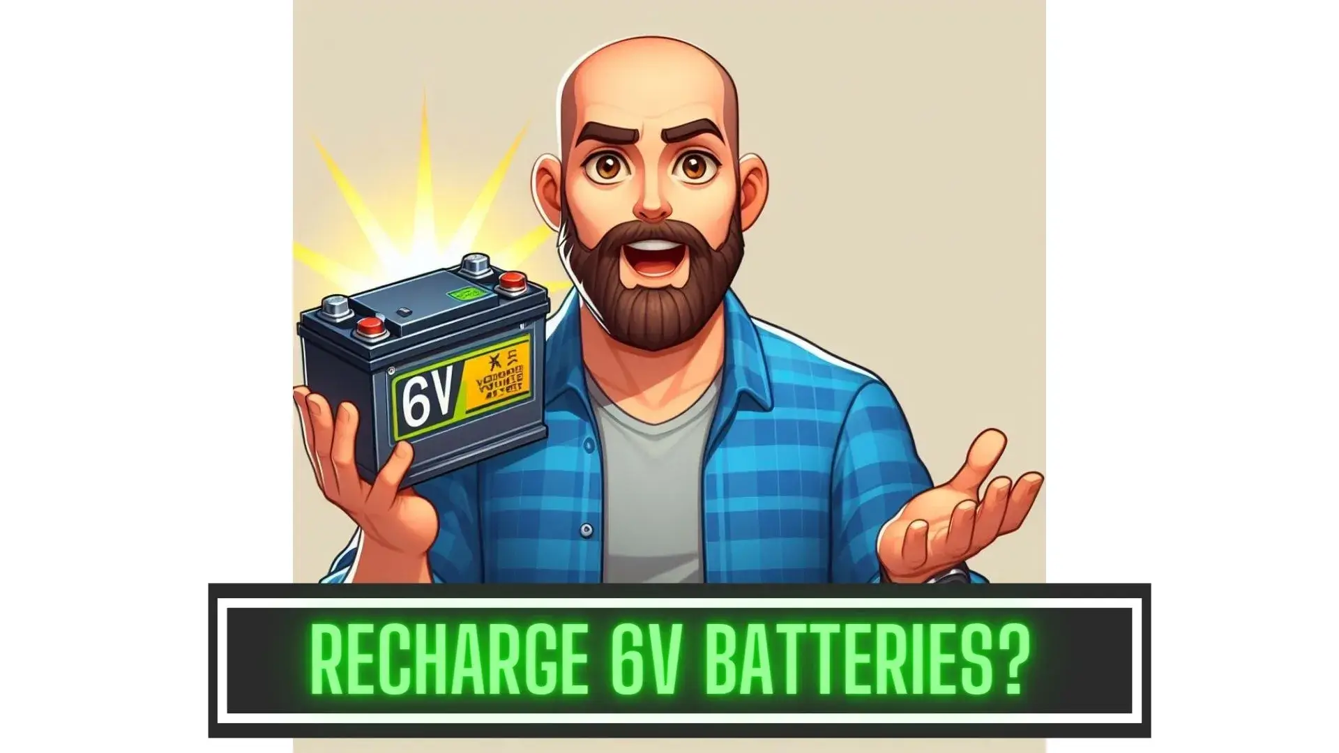 are 6-volt batteries rechargeable